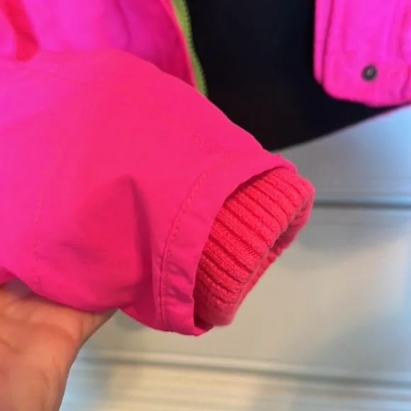 Hollister California medium hot pink fleece lined jacket - Picture 6 of 6